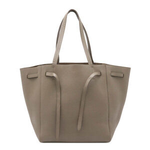 Celine Cabas Phantom Shoulder Bag Tote Leather Greige